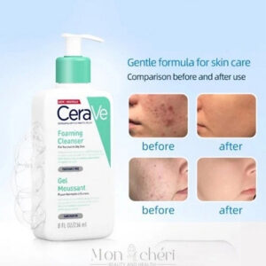 فوم شستشو صورت سراوی (CeraVe) اصلی مدل Gel-Moussant با حجم 473 میل