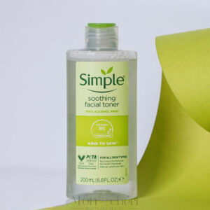 تونر سیمپل مدل Soothing،پاک کننده صورت کد 12