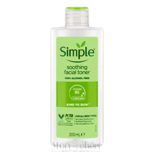 تونر سیمپل مدل Soothing حجم 200ml فاقد الکل (اصلی)